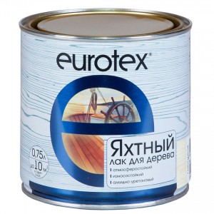 Лак яхтный алкидно-уретановый Eurotex