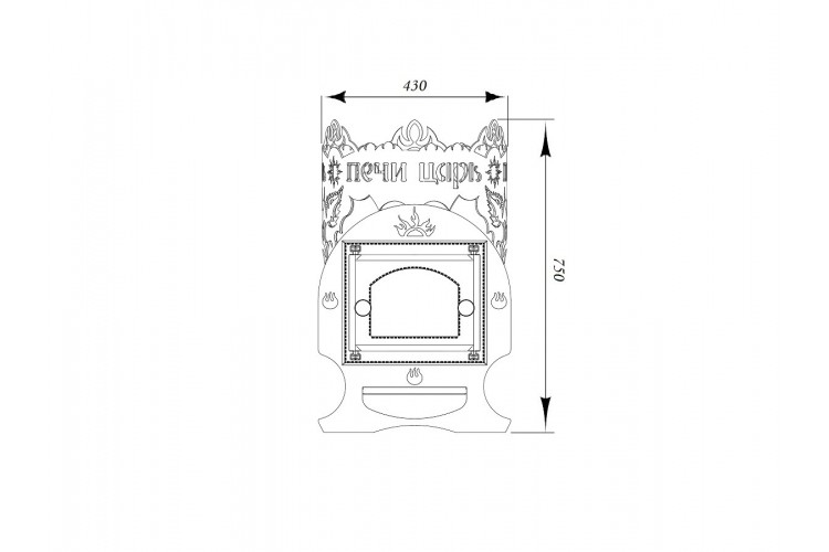 Печь банная Царь-Печи Царь-Забава