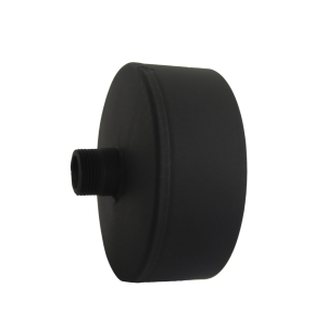 Заглушка с конденсатоотводом Ф120 0,7 мм (КПД) черный