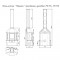 Камин "Мюнхен" пристенно-угловой черный РК 174 (ЭкоКамин)