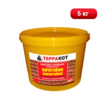 Мастика жаростойкая клеящая 5 кг (Терракот)