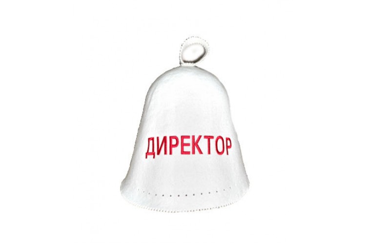 Колпак для бани фетр  с вышивкой "Директор"