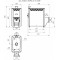 Печь для бани Теплодар Каскад-18 ЛП (2018) и бак со смещенной трубой для парообразователя 70л