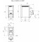 Печь для бани Теплодар Сахара-16 ЛКП (2.0) и бак со смещенной трубой для парообразователя 70л