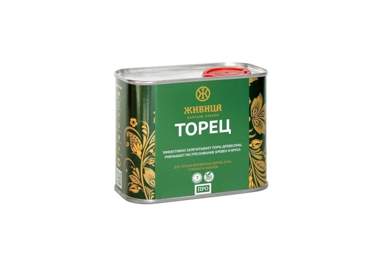 Масло для торцов бревен Живица Торец ПРО